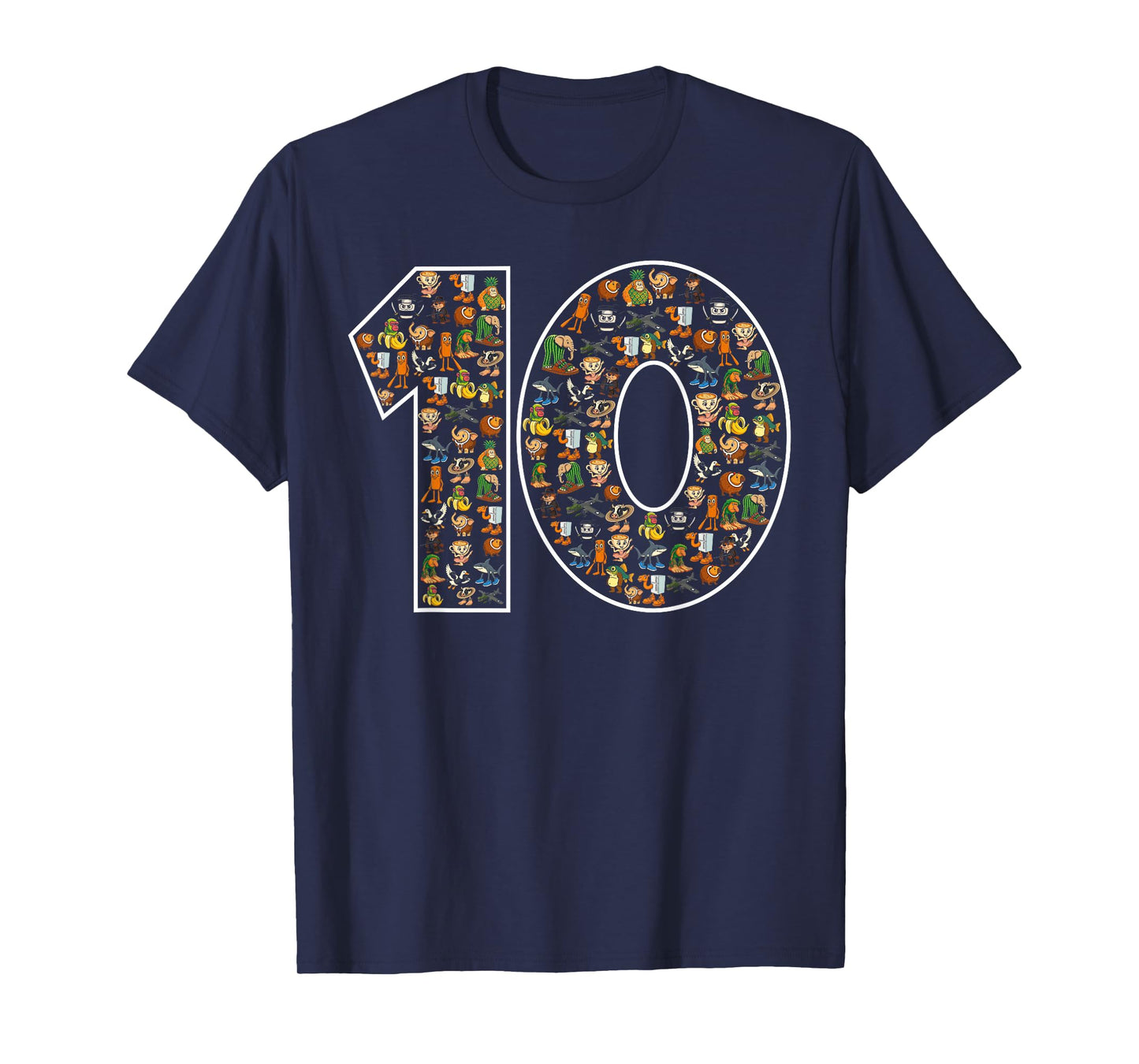 Italian Brainrot Ballerina Character 10th Birthday Meme Mix T-Shirt