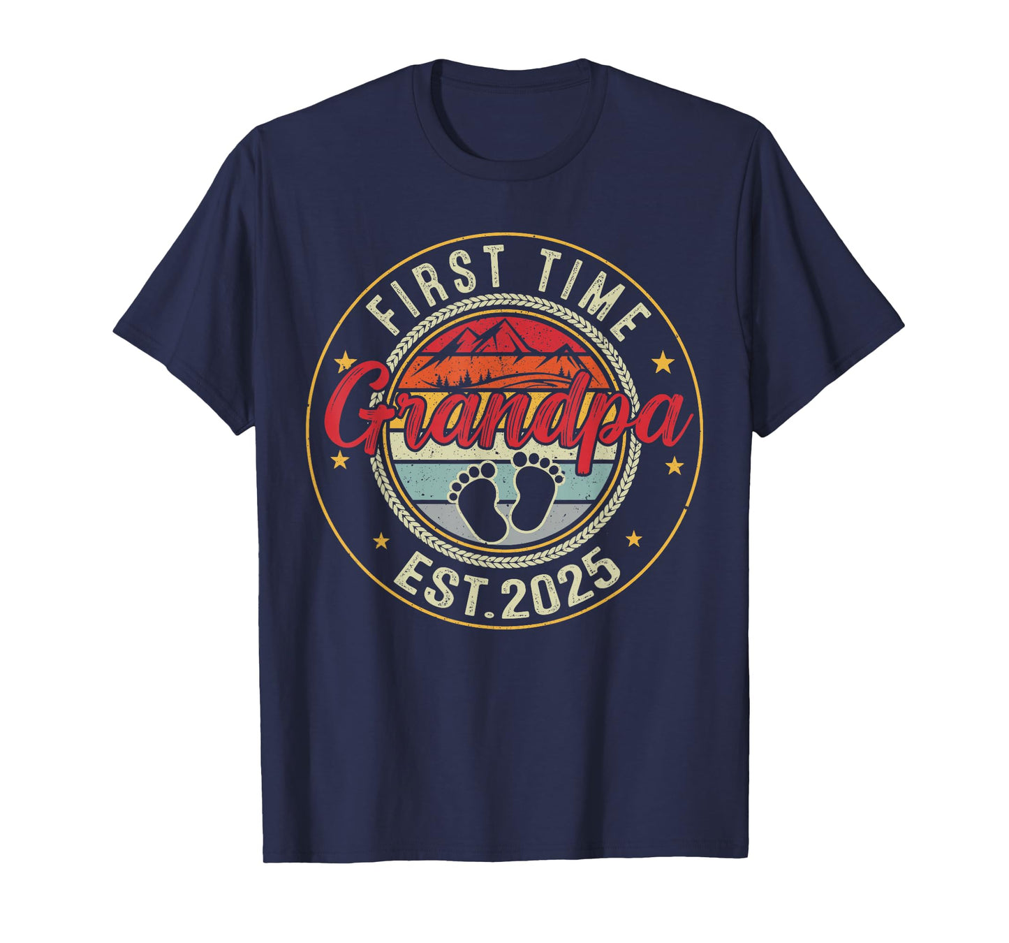 First time grandpa 2025 for grandfather to be T-Shirt