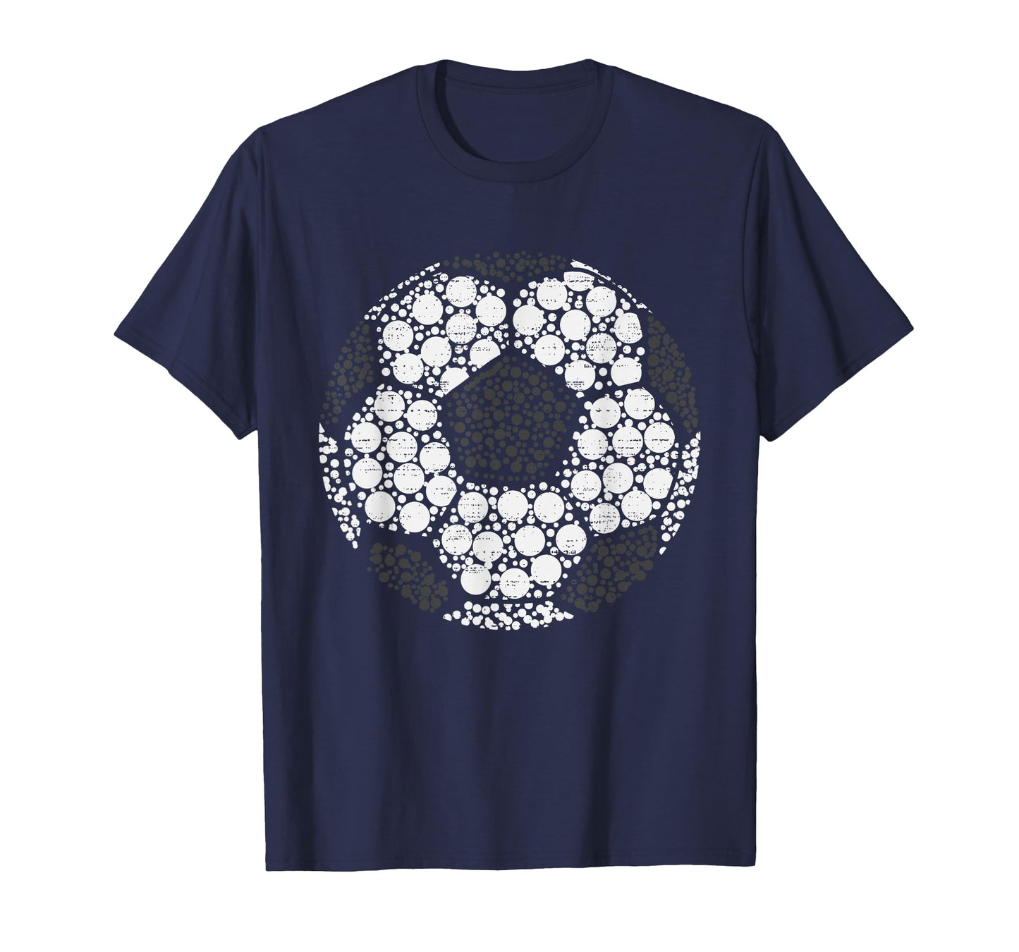 Happy Dot Day Soccer Colorful Polka Dots Boy Teen Youth Kids T-Shirt