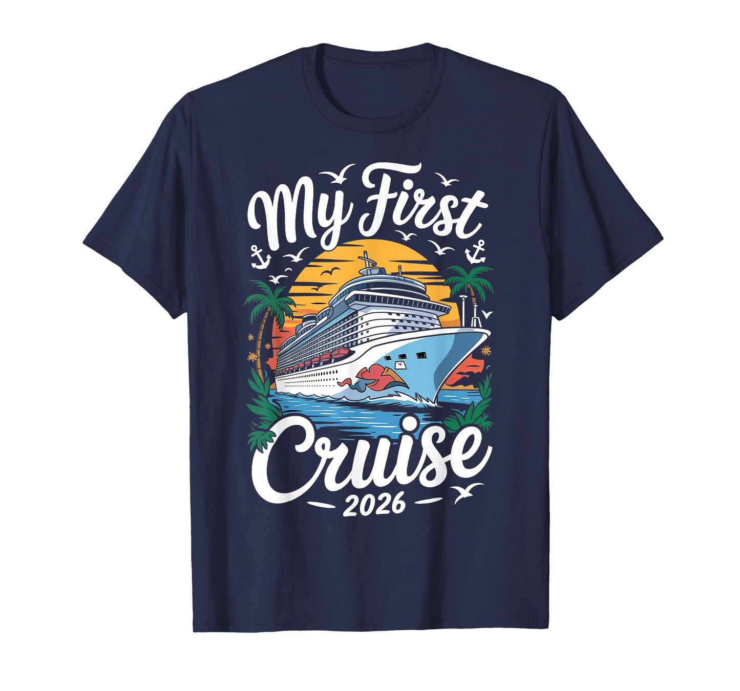 My First Cruise 2026 Family Vacation Trip Ship Matching T-Shirt