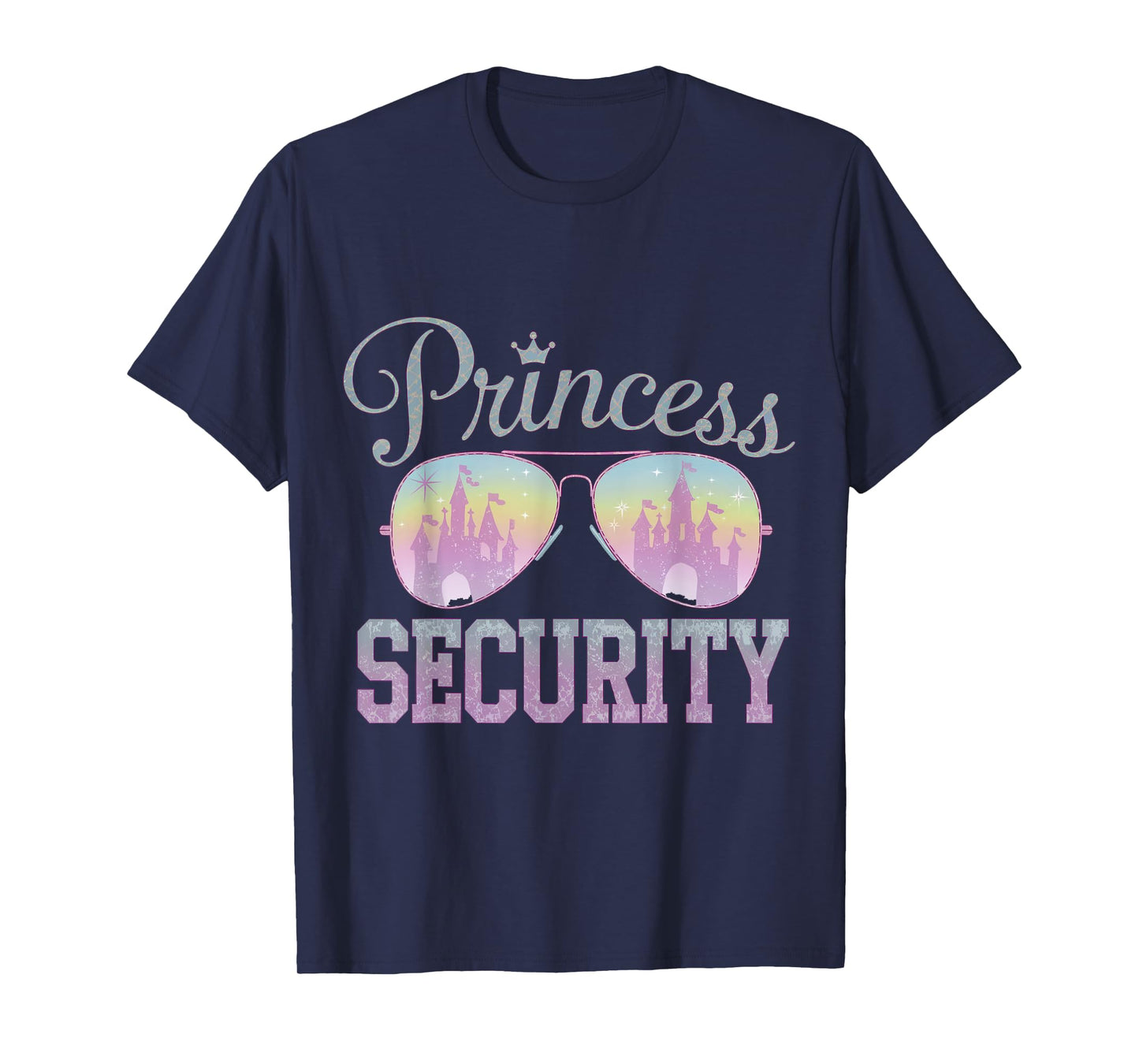 Princess Security Protection Retro Castle Men Women Boys T-Shirt