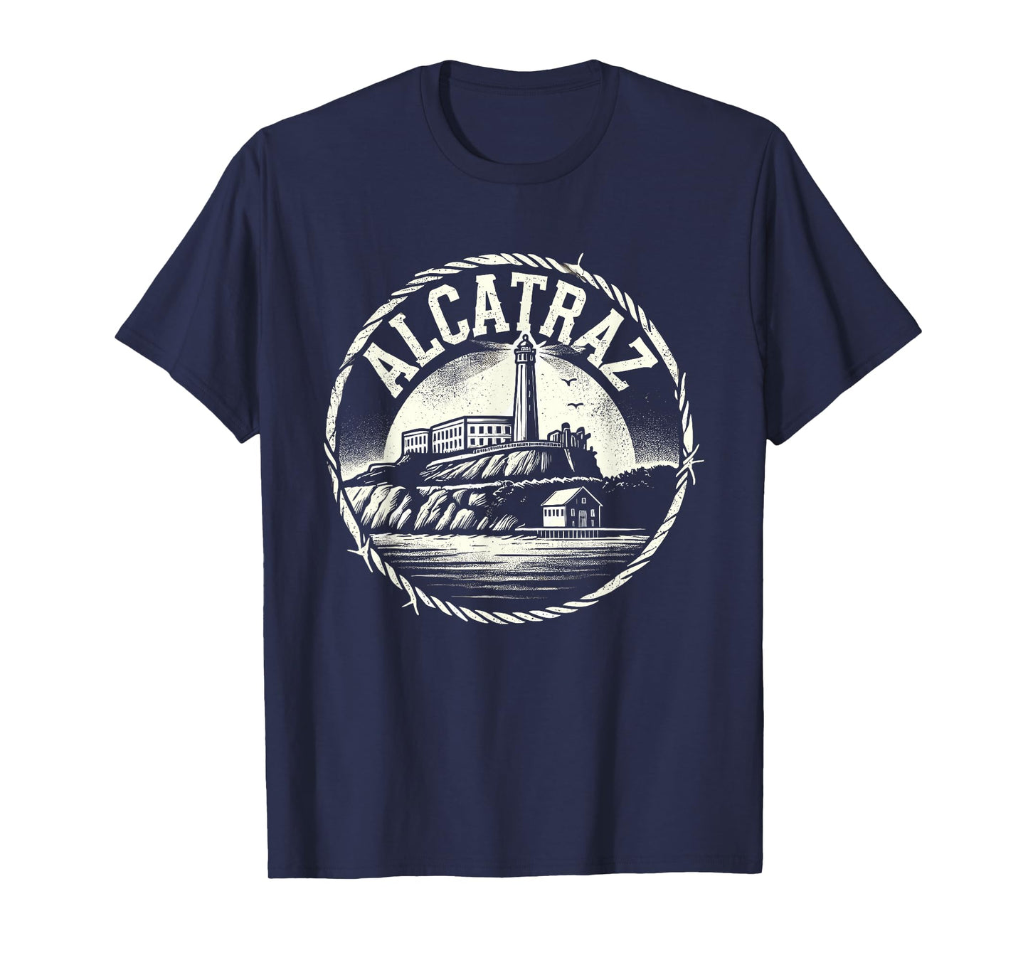 Alcatraz Island Prison History Famous Prison American T-Shirt