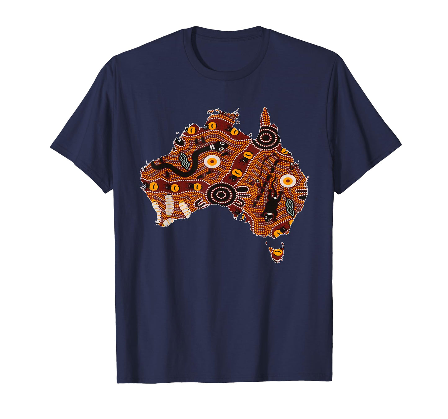 Aboriginal Flag Australia Souvenir Proud Native Aussie Gifts T-Shirt