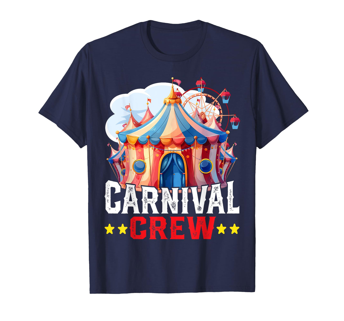 Carnival Crew Funny Circus Staff Costume Circus Theme Party T-Shirt