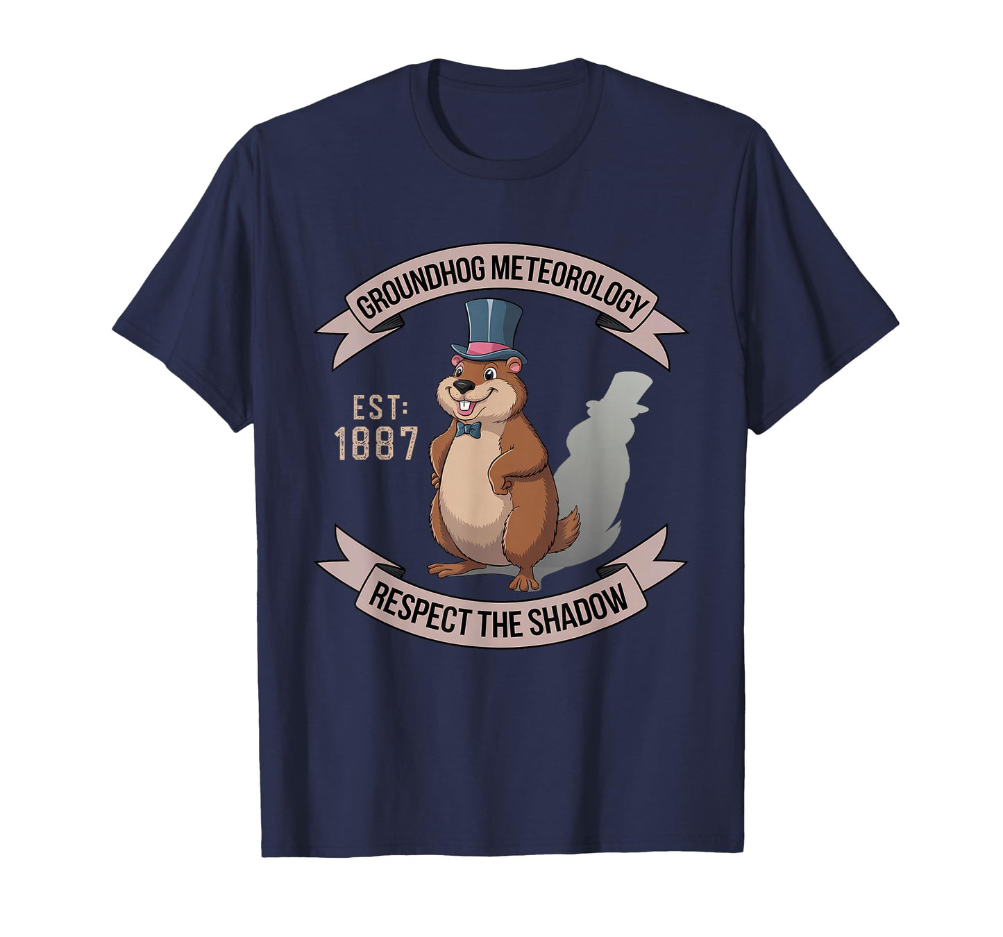 Groundhog Funny Unisex Adults Kids T-Shirt Black Short Sleeve Modern Cartoon Groundhog Day Quote Meteorology T-Shirt Small