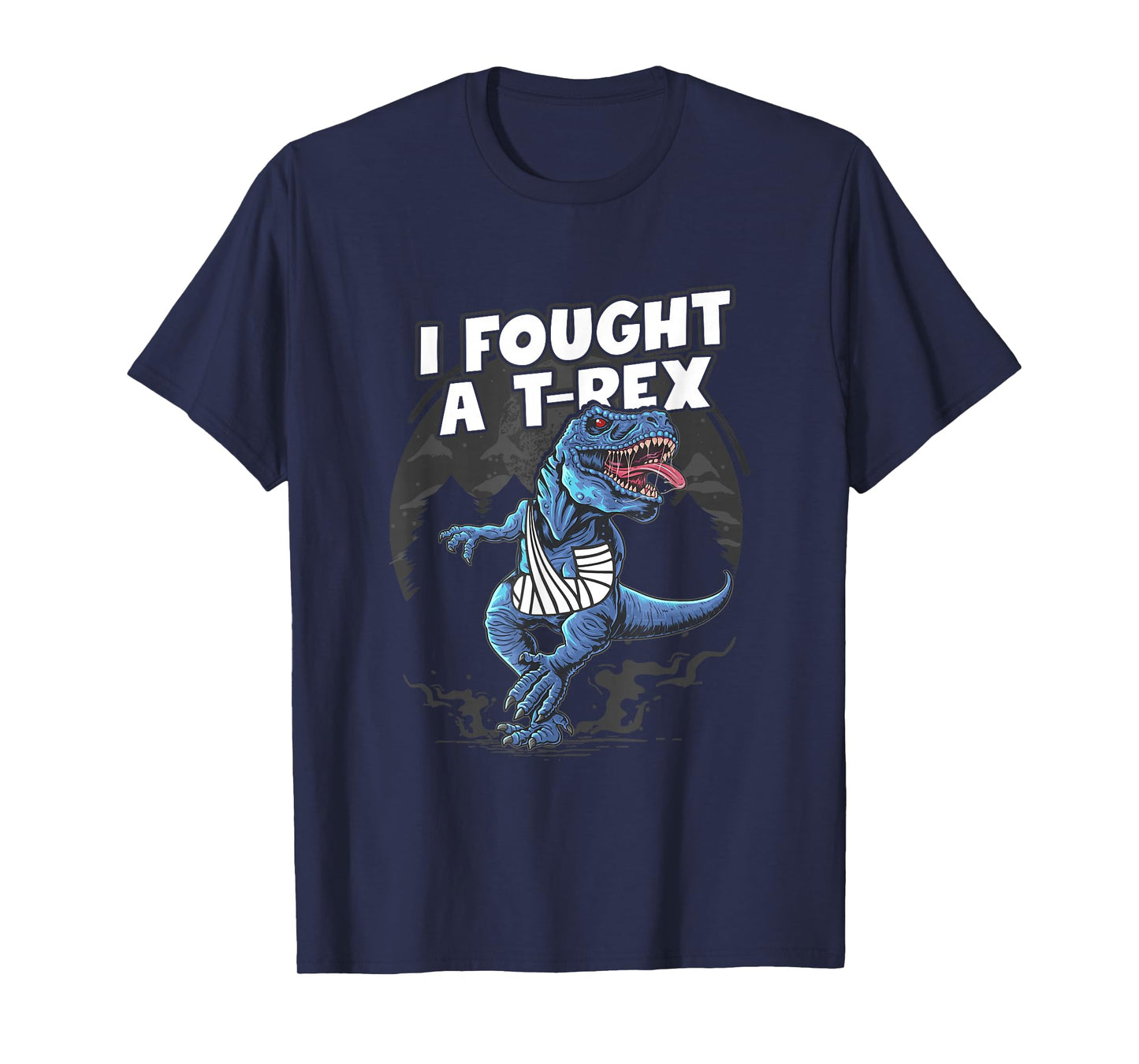 Broken Arm Recovery Boys Dinosaur I Fought A T-Rex Injury T-Shirt