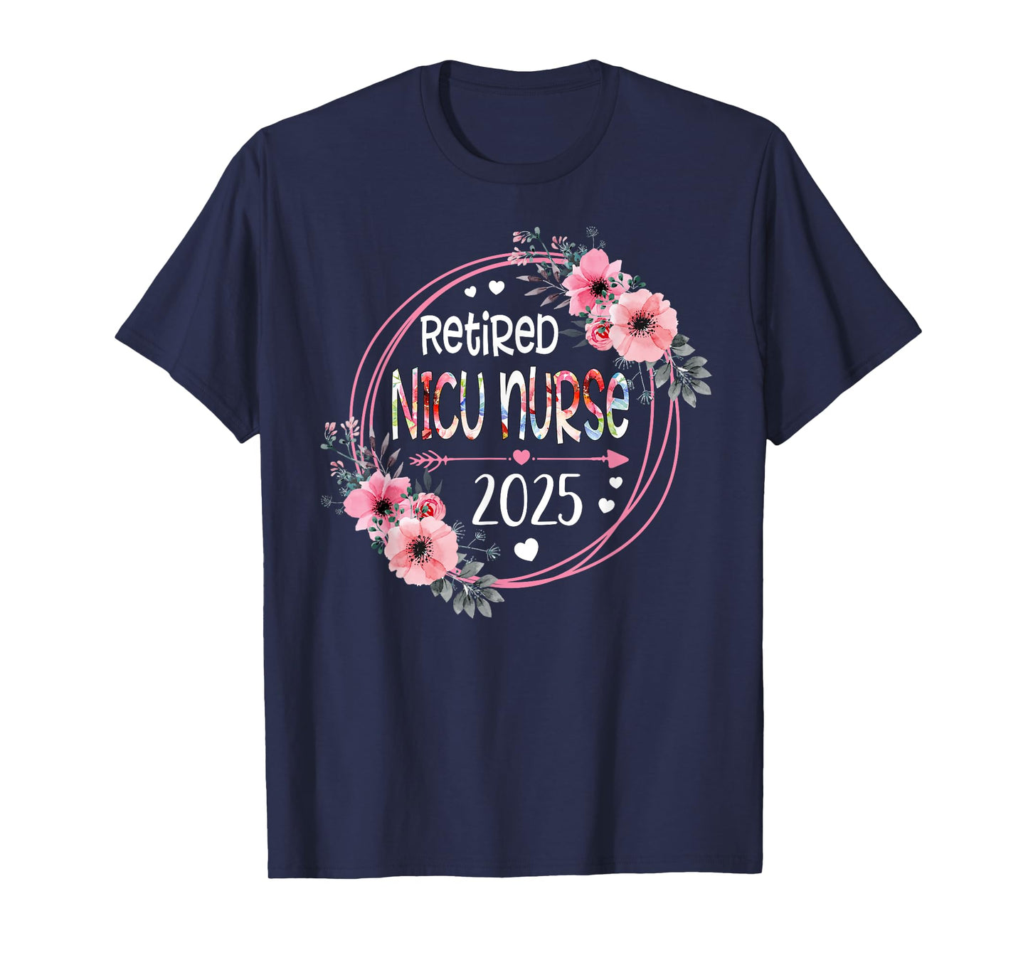 Retired NICU Nurse Est 2025 Retirement ER ICU NICU RN Nurses T-Shirt