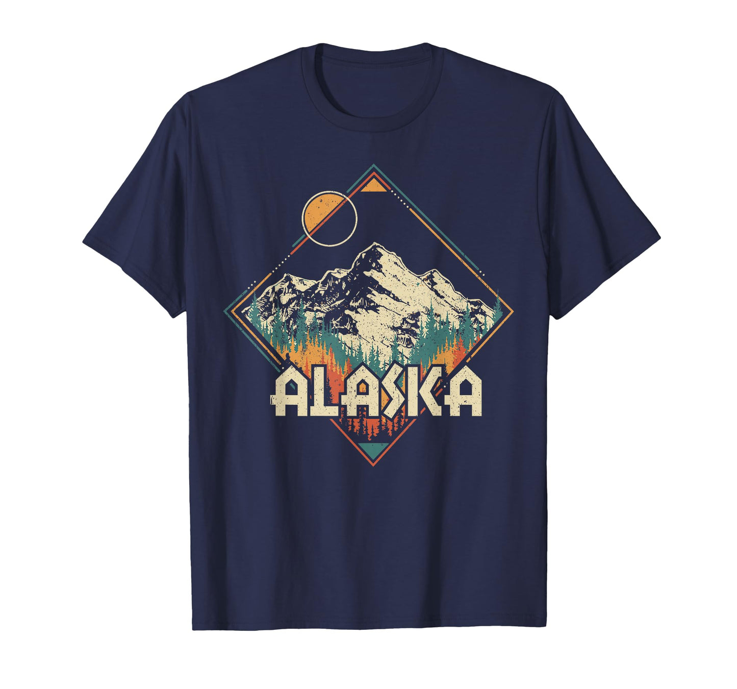 Retro Alaska Summer Trip Alaskan Vacation Souvenir Matching T-Shirt