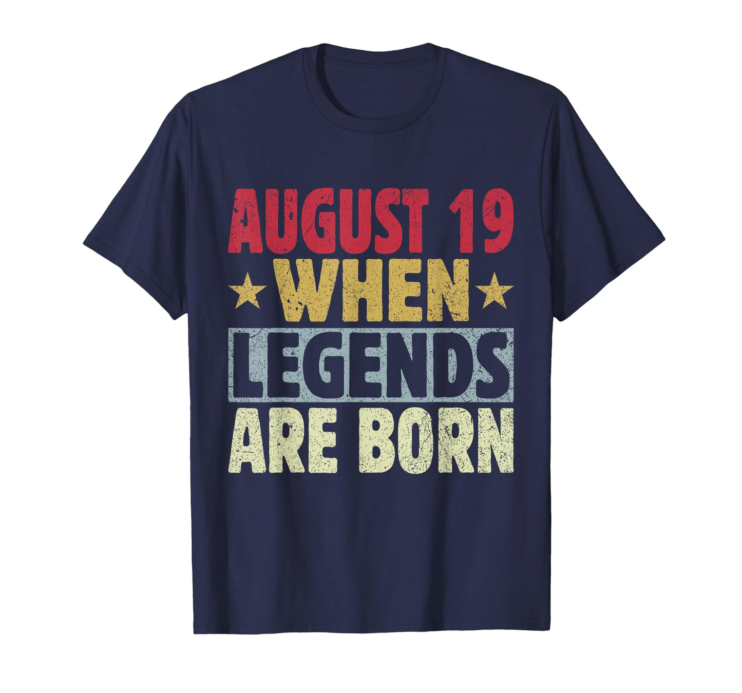 2024 19th Of August Birthday - August 19 Birthday T-Shirt