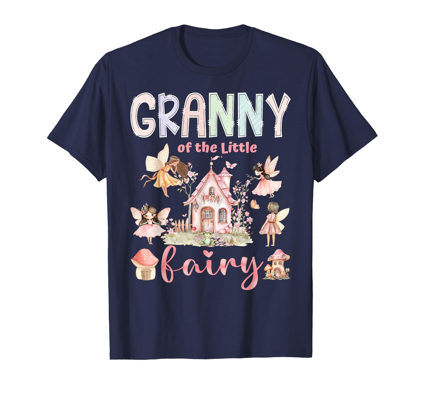 Granny Of The Little Fairy 1St Birthday Girl Fairytale T-Shirt
