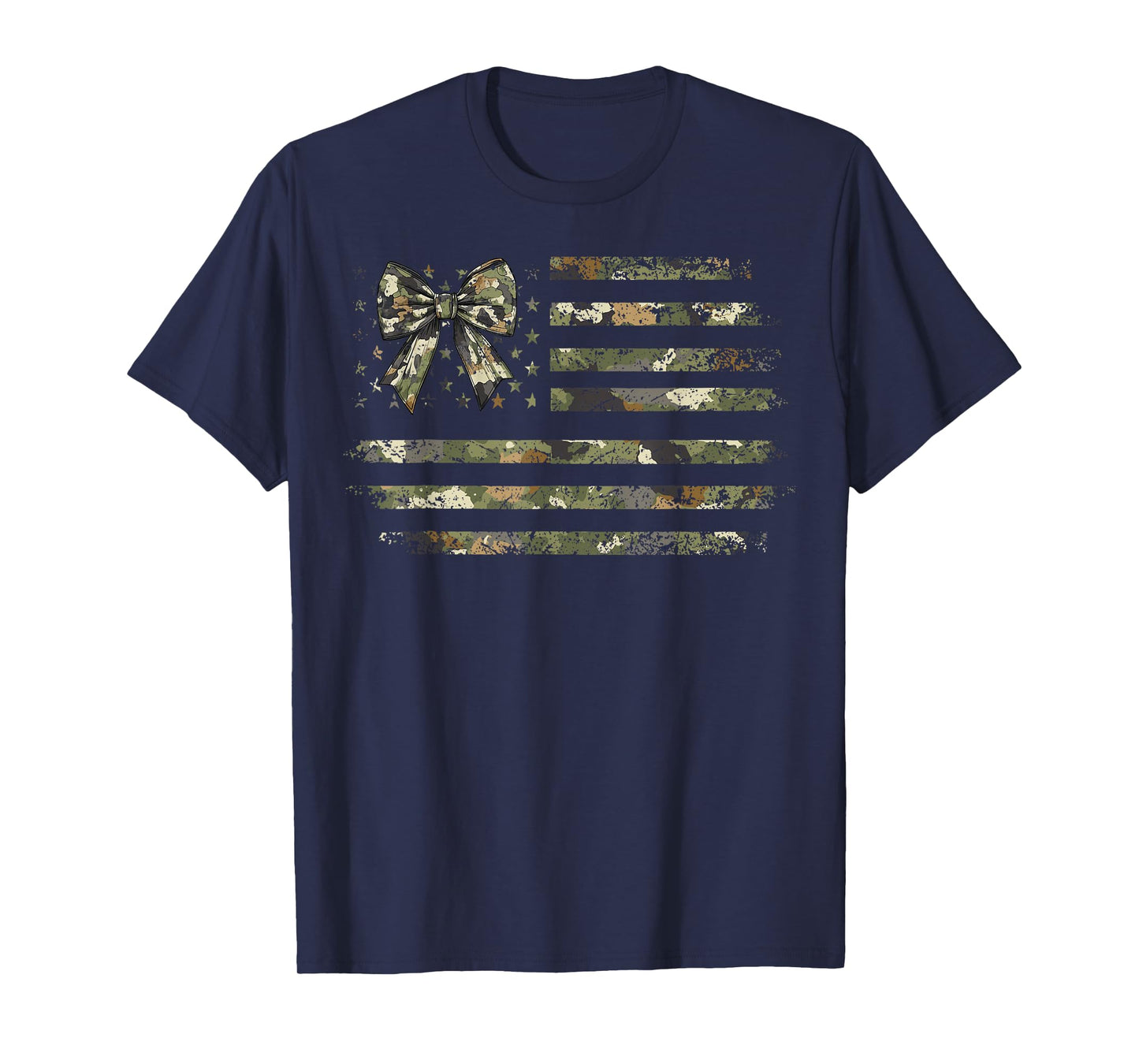 Camo Coquette Women Girls Matching Hunting Family T-Shirt
