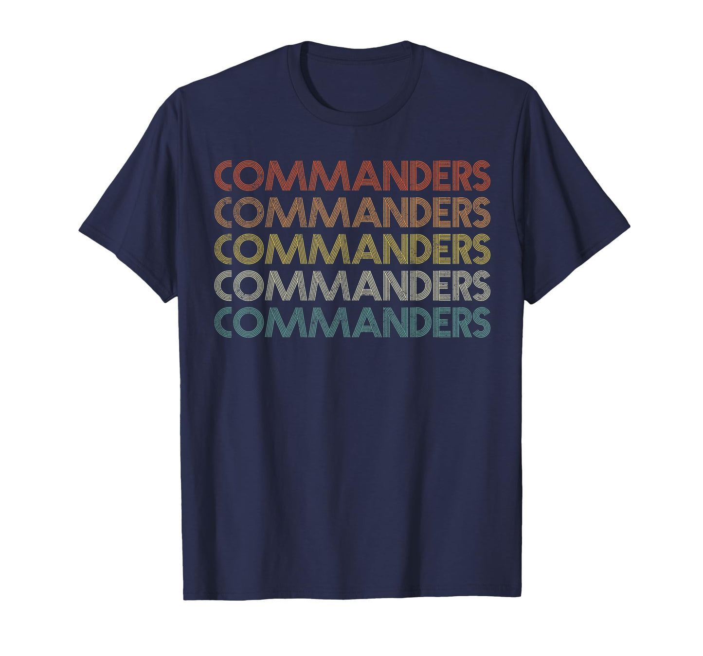 Commanders Vintage Retro T-Shirt