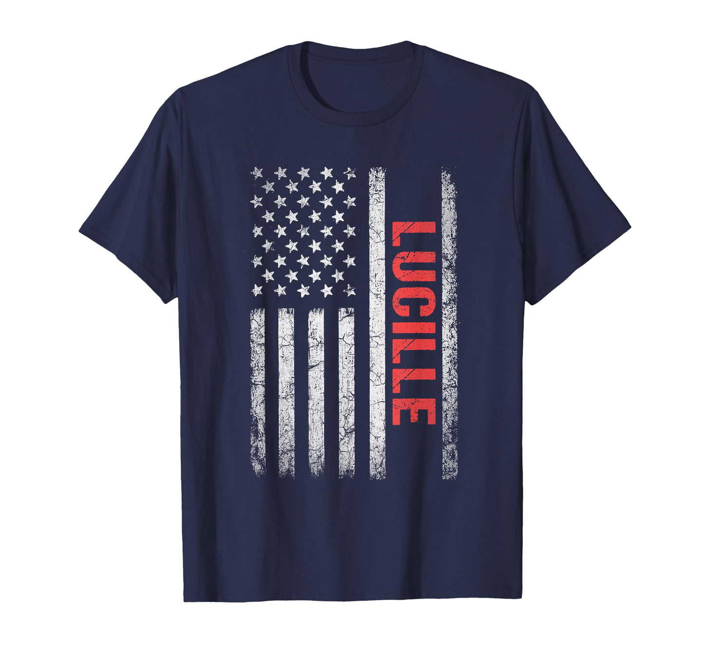 Lucille Name American Flag - Lucille First Name T-Shirt