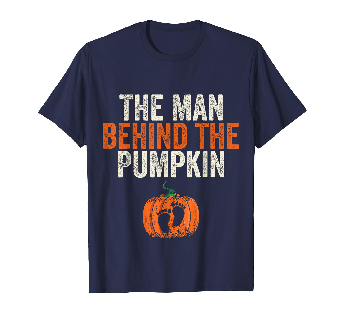 The Man Behind The Pumpkin Halloween Pregnancy Announcement T-Shirt