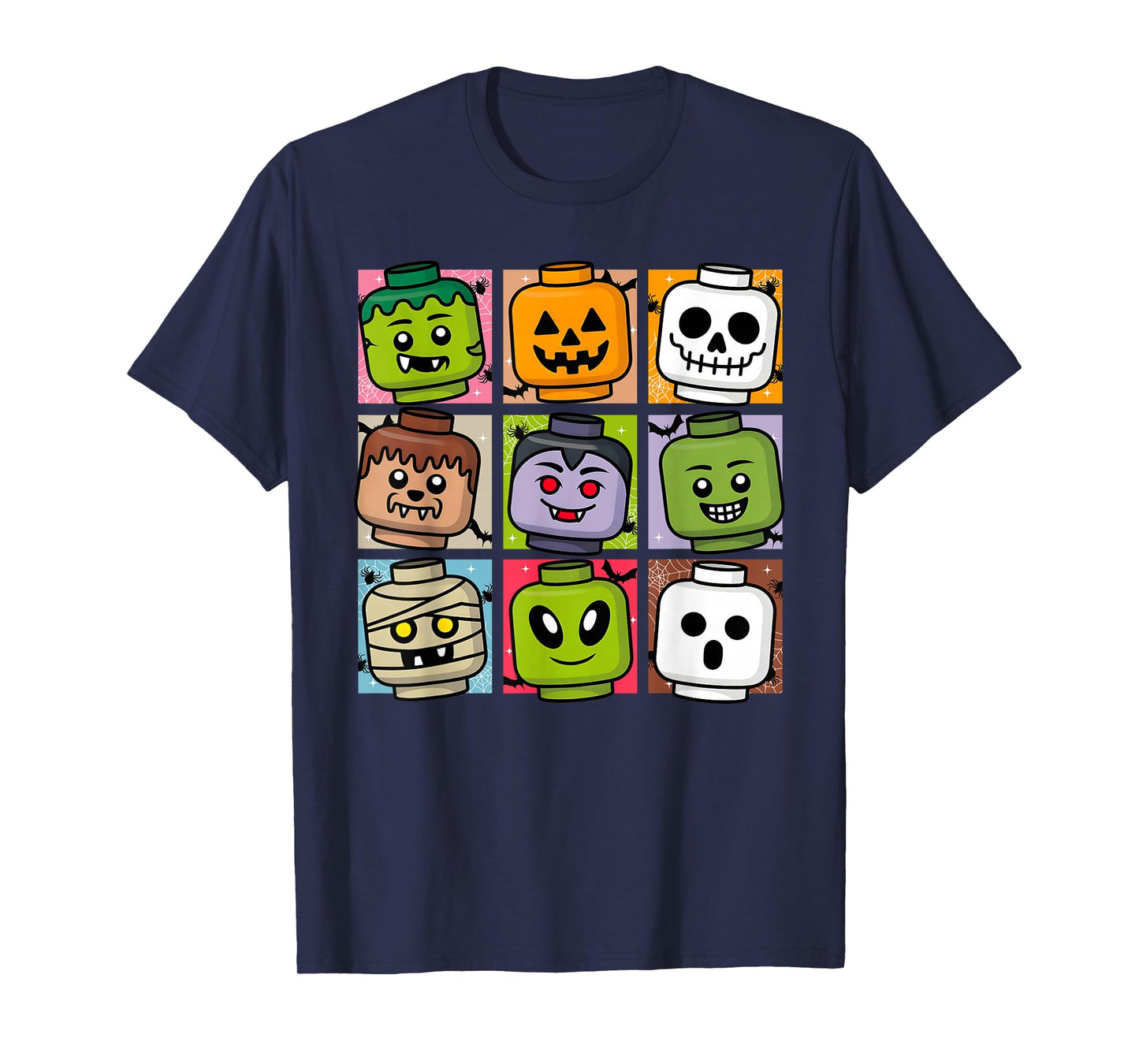 Brick or Treat Halloween Master Builder Blocks Building Kids T-Shirt