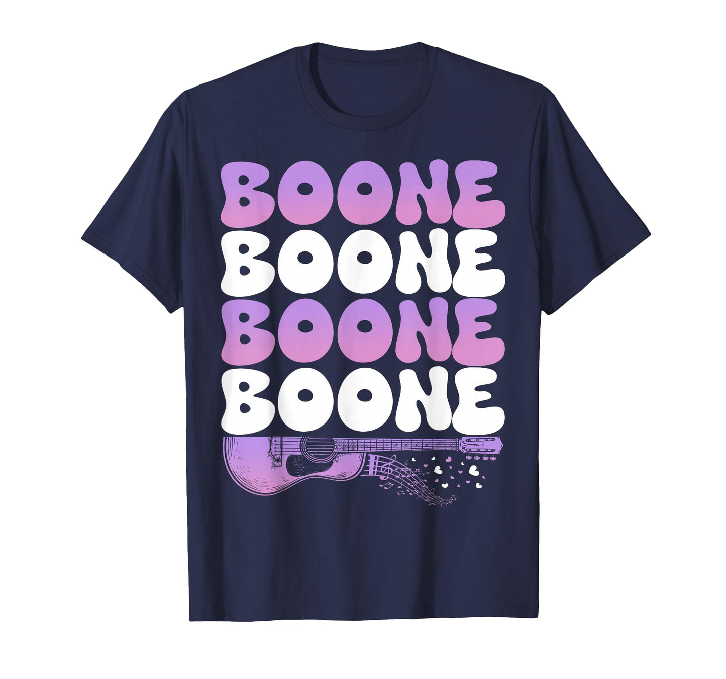 Retro Boone First Name Personalized Groovy 80's T-Shirt