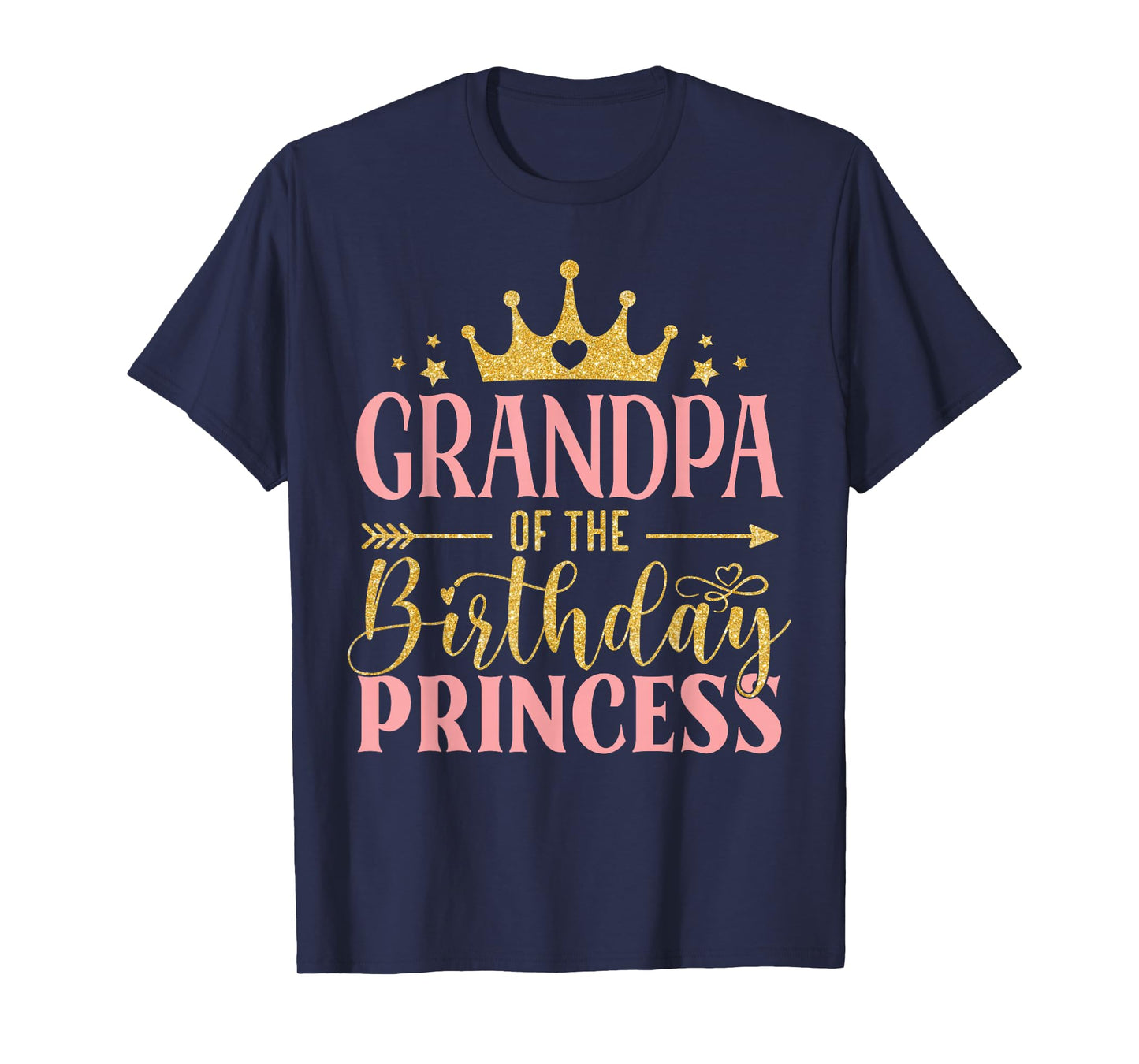 Birthday For Girl Outfit Grandpa Of The Birthday Princess T-Shirt