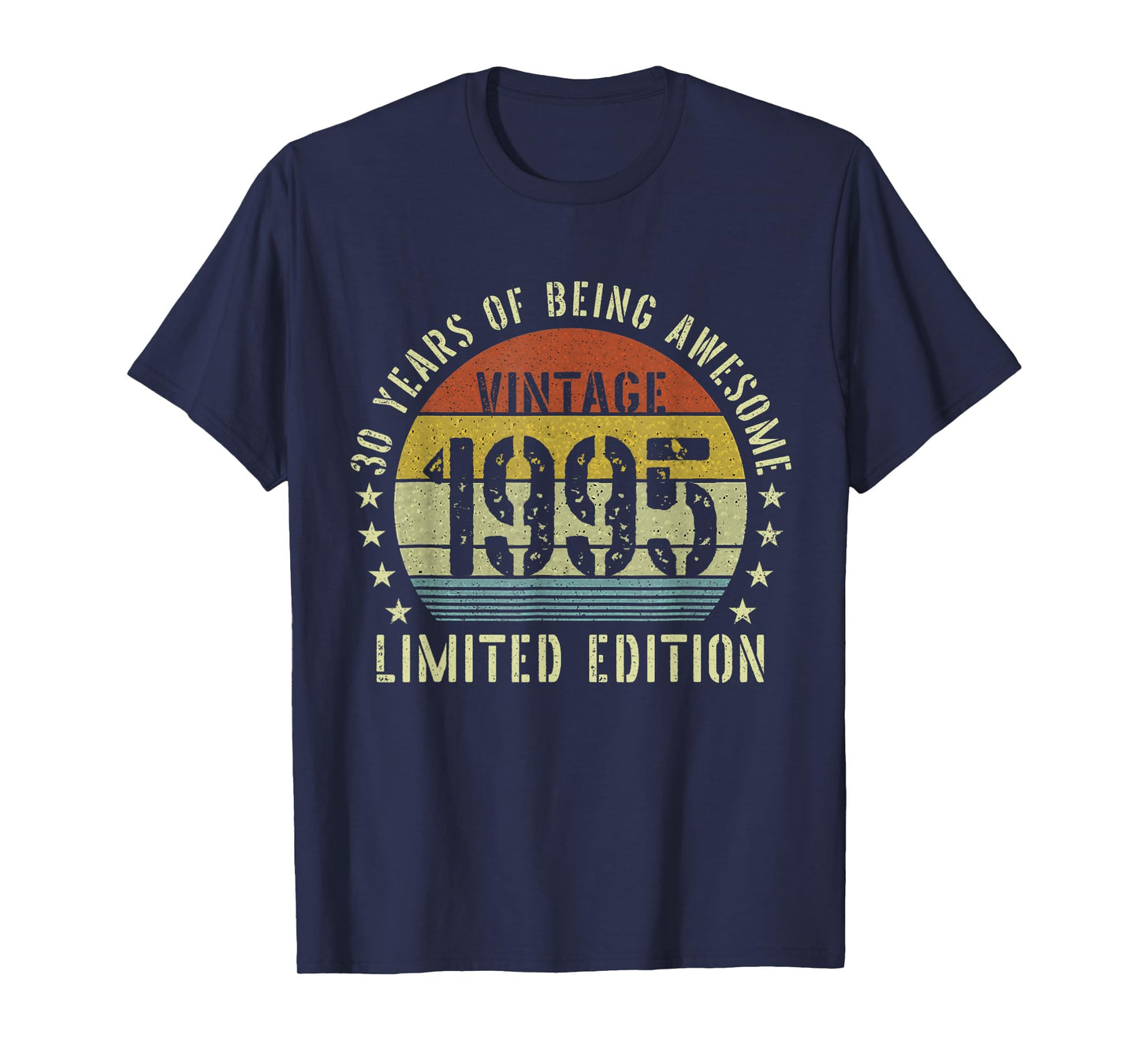 Vintage 1995 30th Birthday Gifts 30 Year Old Women Men T-Shirt