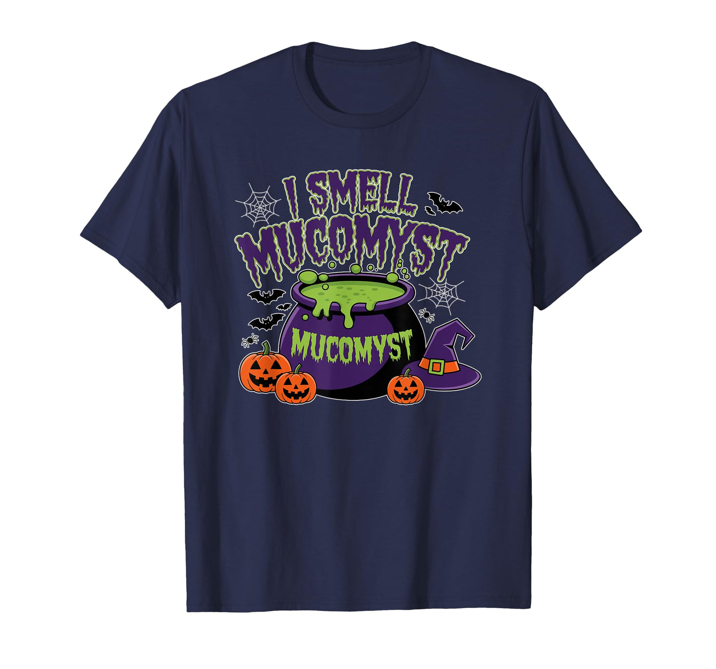 Halloween Respiratory Therapist Design I Smell Mucomyst Brew T-Shirt
