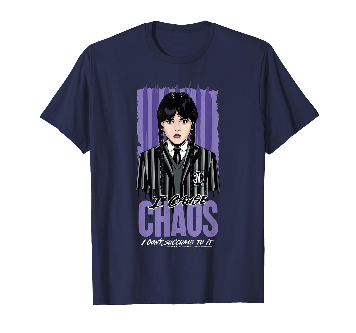 Wednesday Season 2 I Cause Chaos I Don't Succumb to It T-Shirt