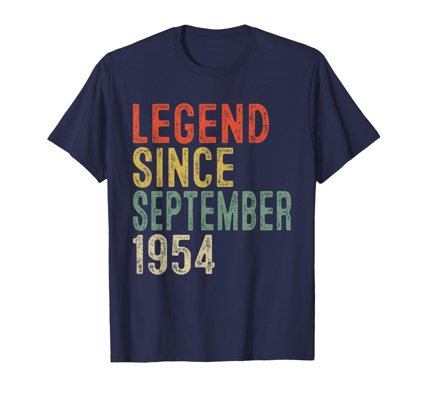 Legend Since September 1954 71st Birthday Gifts 71 Year Old T-Shirt