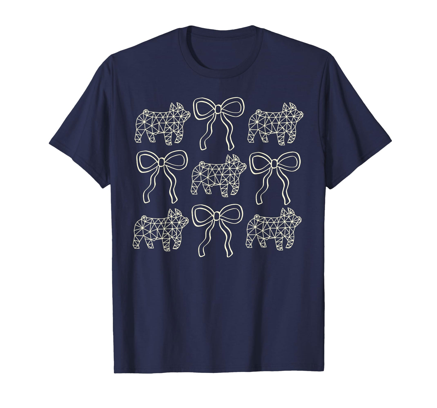 Coquette Pig Stock Show Livestock Show Mom Hog Breeder T-Shirt