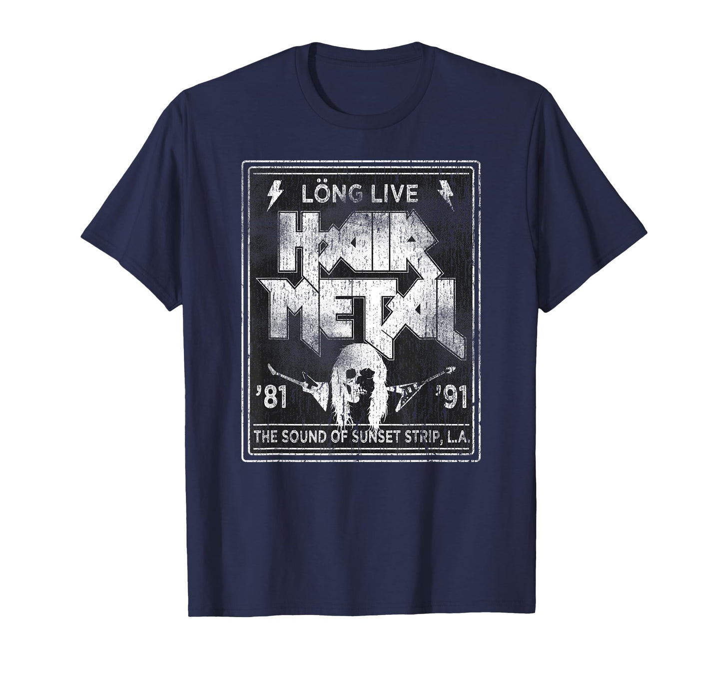 Long Live Hair Metal Rock 'n' Roll Fan T-Shirt