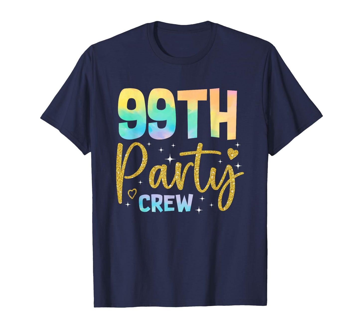 99th Party Crew 99 Years Old Birthday Party Family Matching T-Shirt
