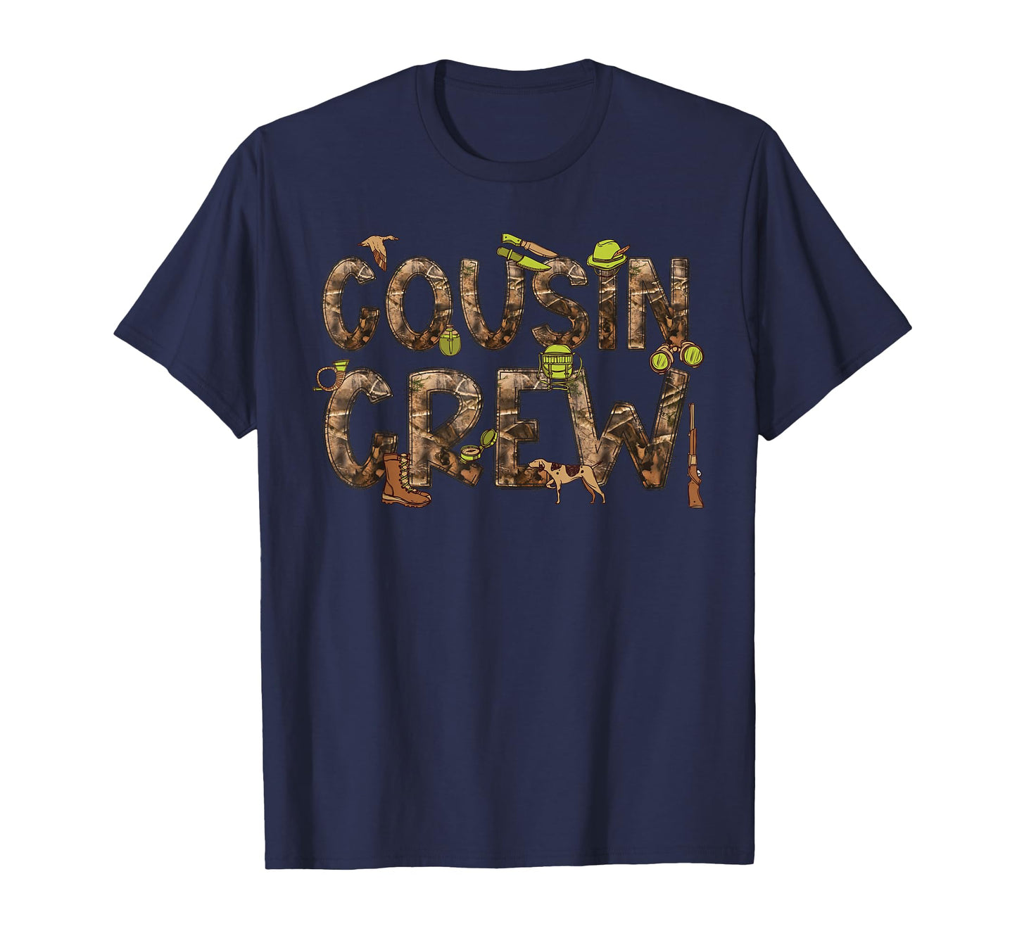 Cousin Crew Hunter Hunting Camouflage Matching Family Trip T-Shirt