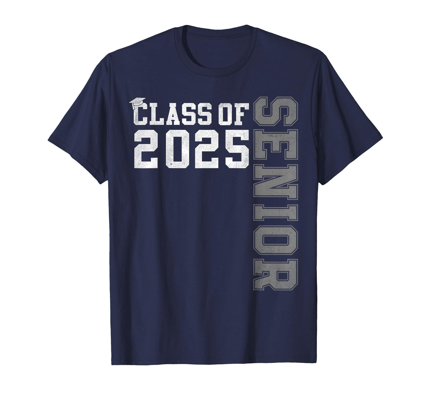 Class of 2025 Senior 25 Grad High School College Graduation T-Shirt