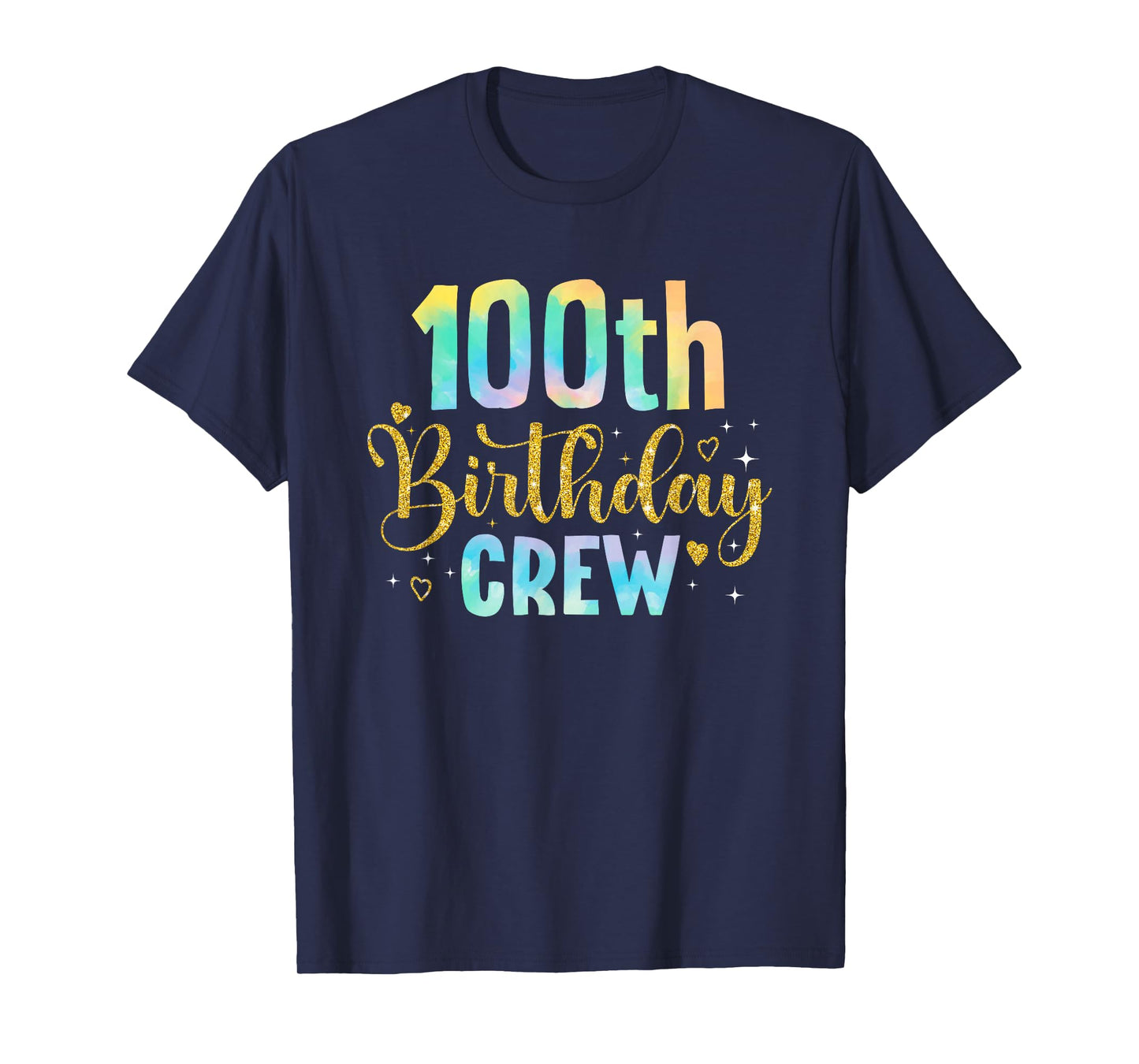 100 Year Old Birthday Party Group Family 100th Birthday Crew T-Shirt