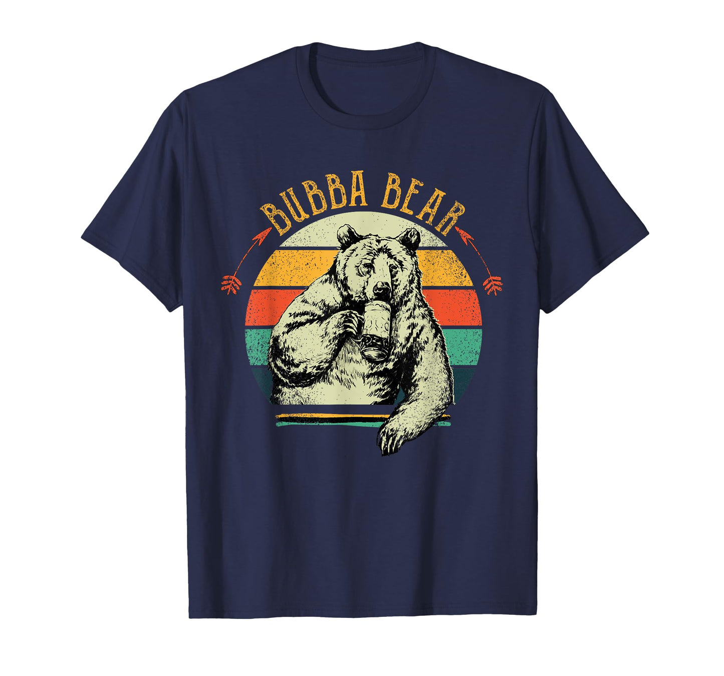 Vintage Bubba Bear Shirt Funny Fathers Day T-Shirt