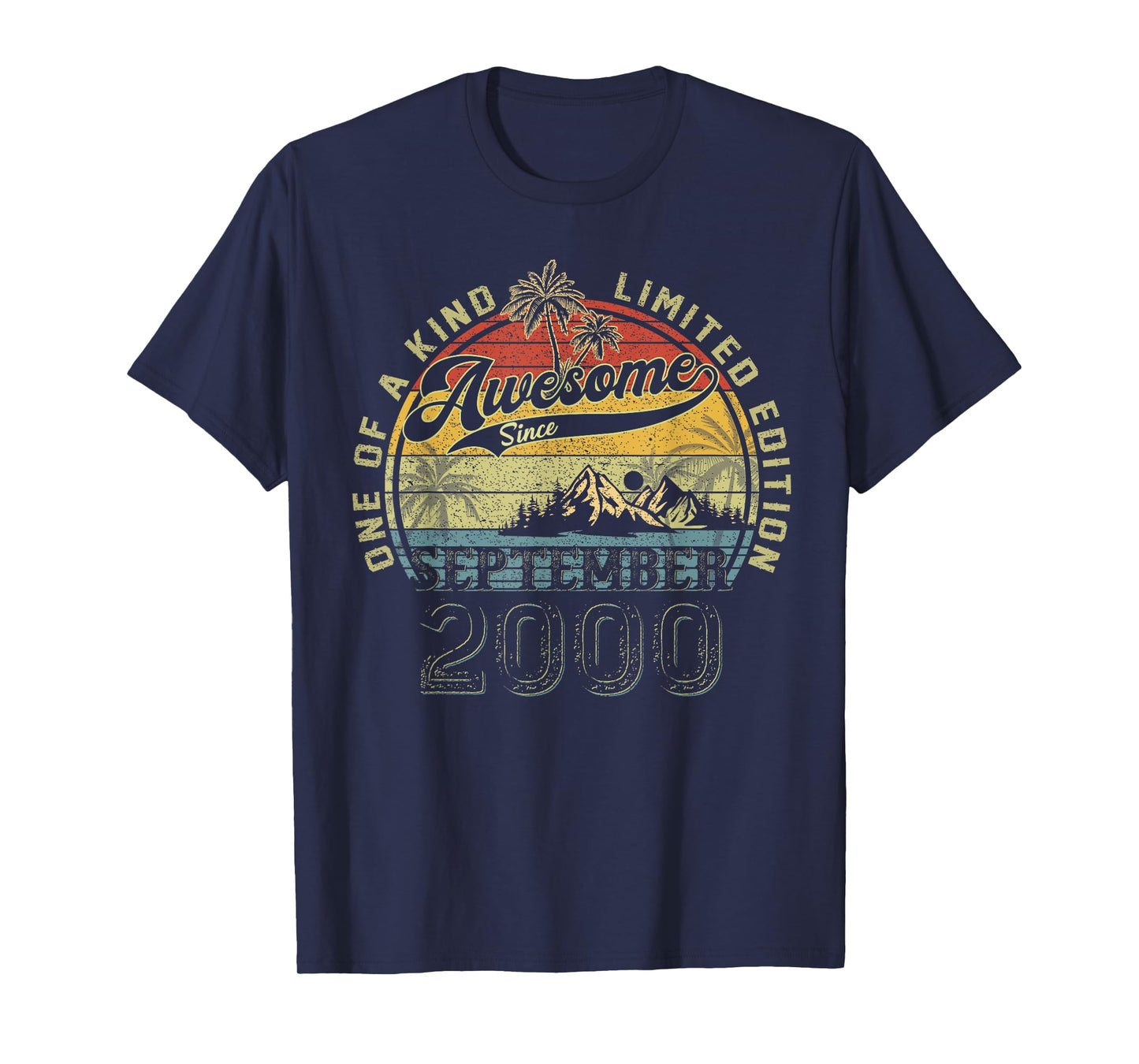25th Bday Gifts for Men September 2000 25 Year Old T-Shirt