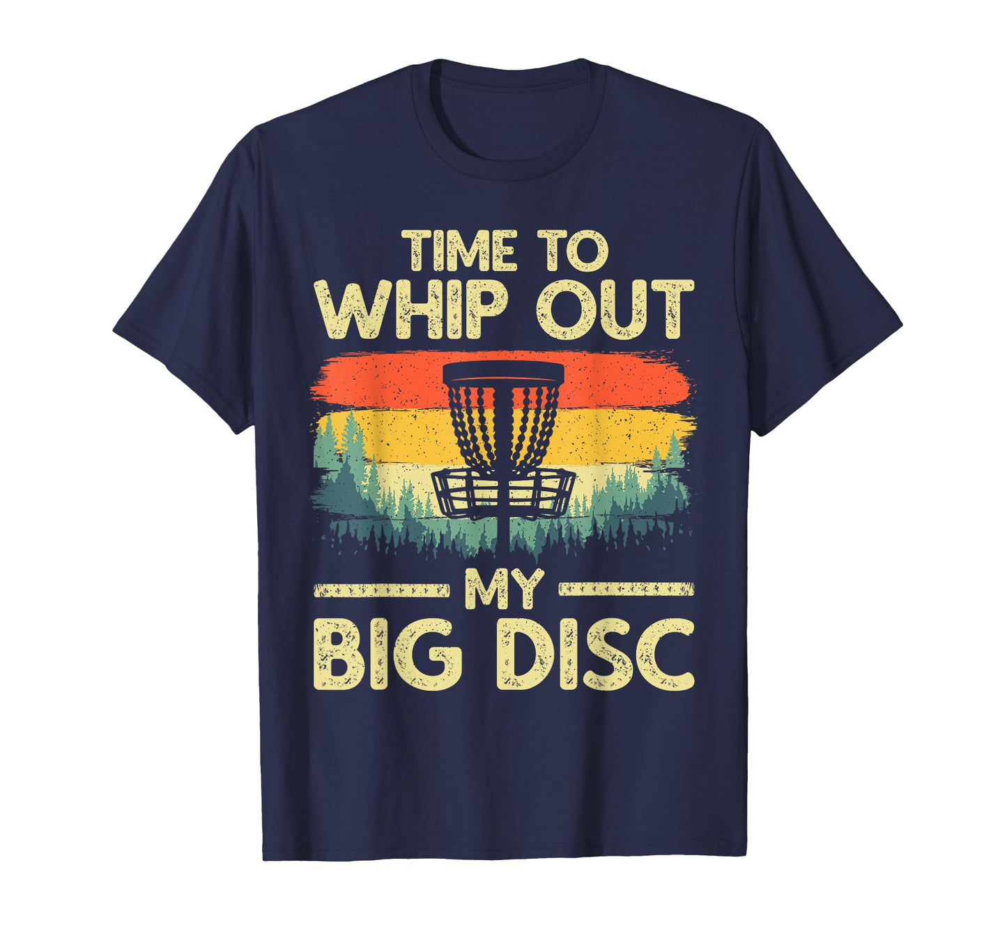 Funny Disc Golf Art For Men Women Flying Disc Sport Players T-Shirt