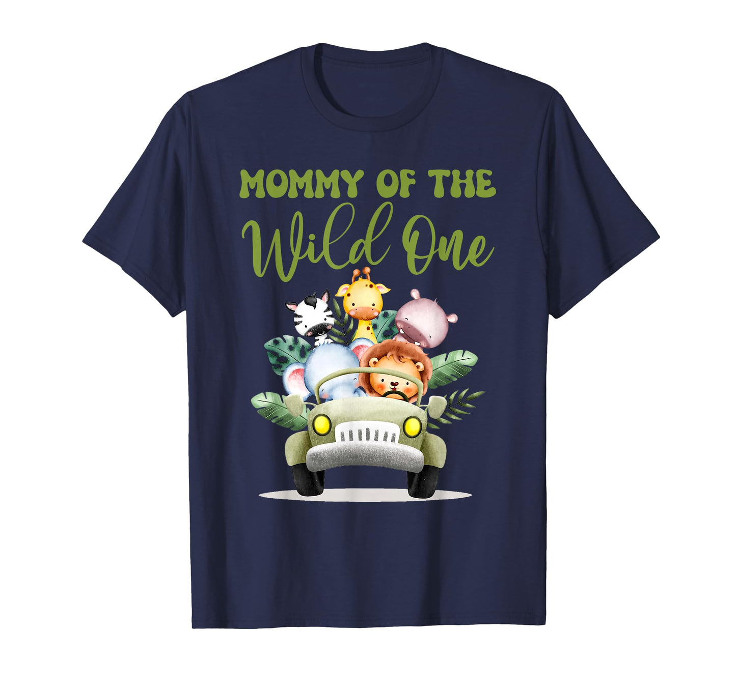 Mommy Of The Wild One 1st Birthday Safari Family Matching T-Shirt