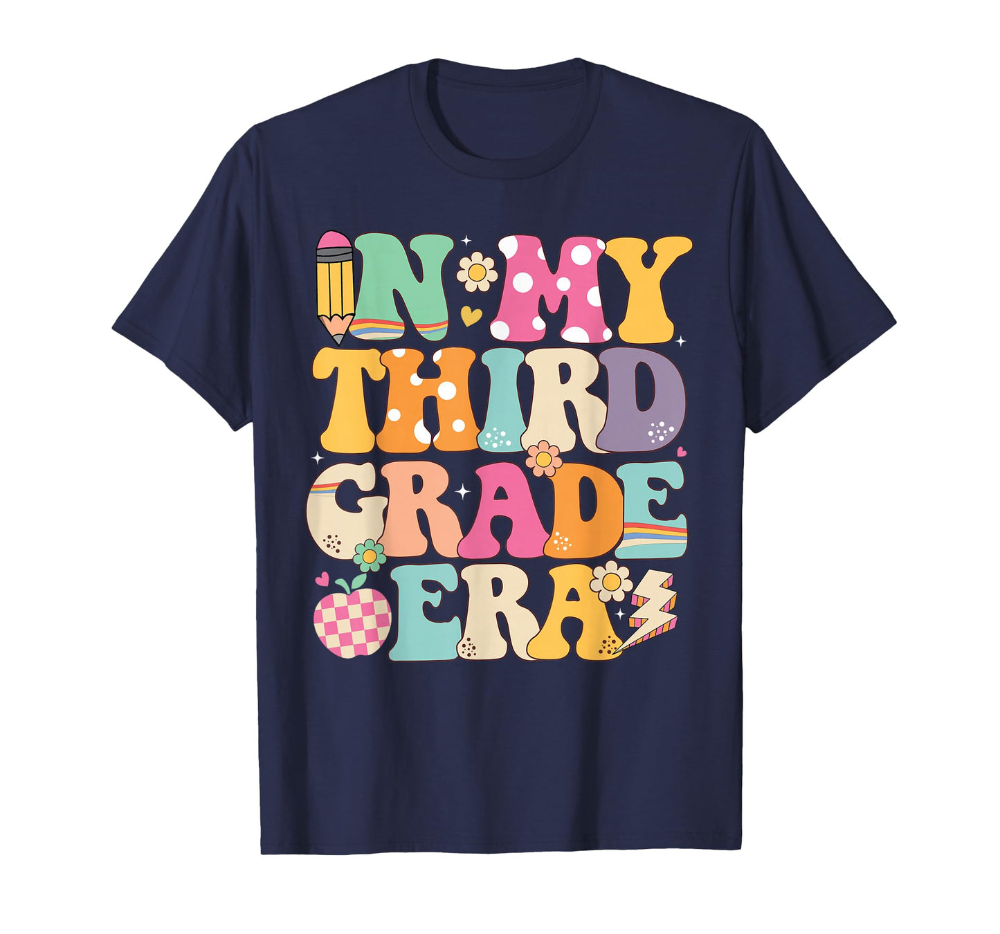 In My Third Grade Era Girl Back To School 3rd Grade Teacher T-Shirt