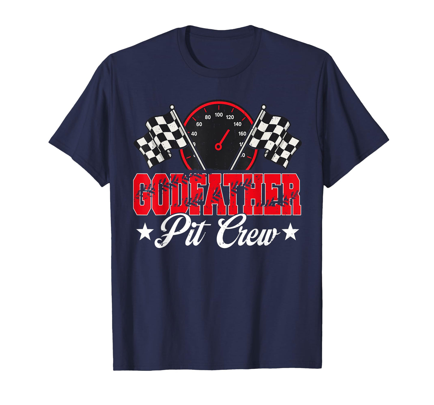 Race Car Birthday Party Racing Family Godfather Pit Crew T-Shirt
