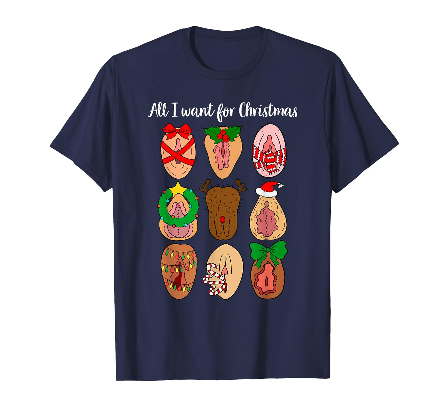 All I Want For Christmas Is D Merry Dickmas Dirty Christmas T-Shirt