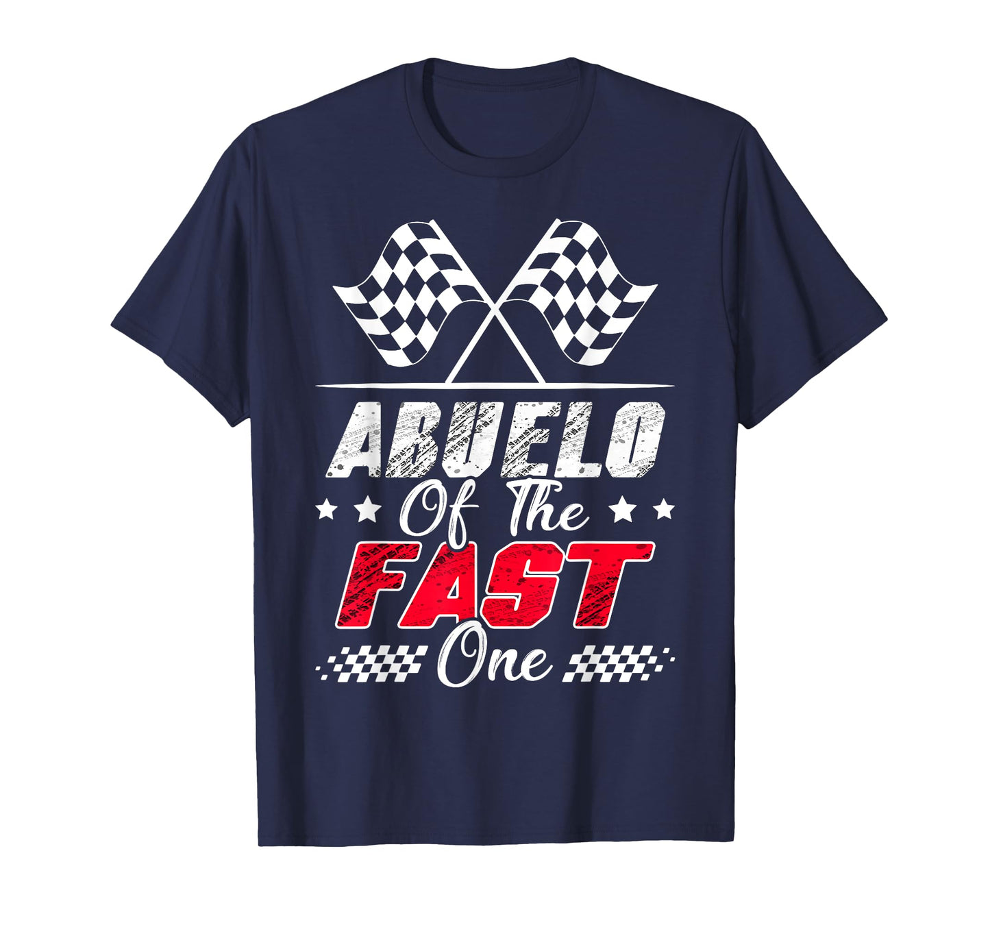 Abuelo Of The Fast One First Birthday Racing Car Family T-Shirt