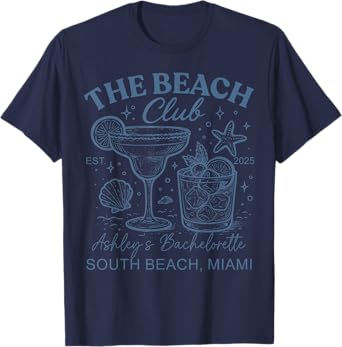 The Bach Club Ashley's Bachelorette South Beach Miami Funny T-Shirt
