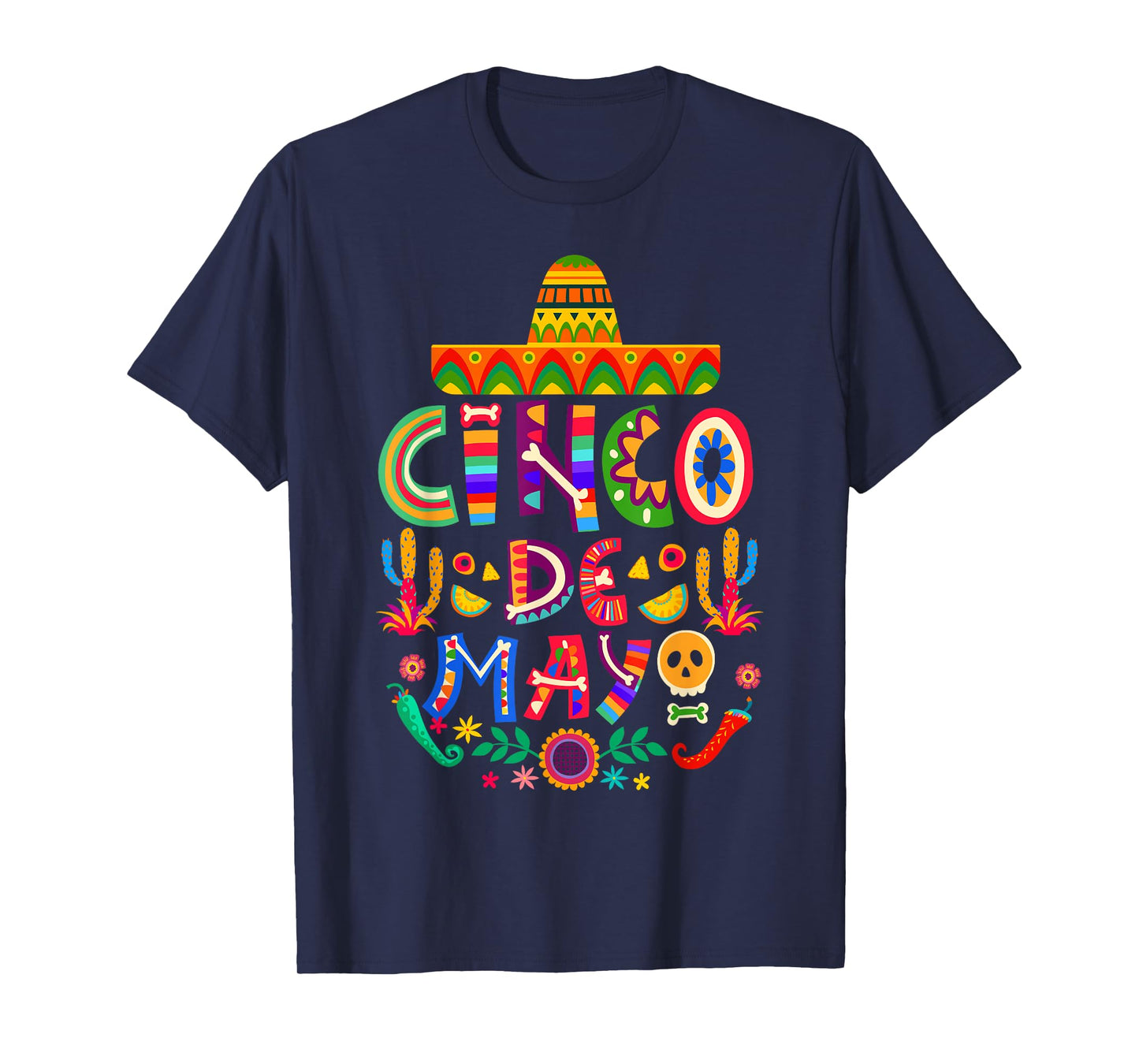 Cinco De Mayo Lets Fiesta Squad 5 De Mayo Mexican Men Women T-Shirt