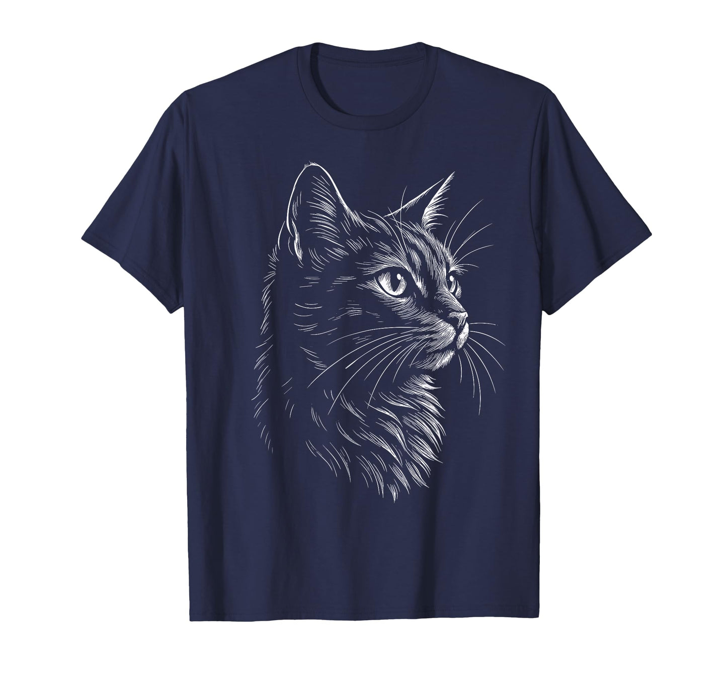 Retro Funny Cat Graphic for Men Women Kids T-Shirt