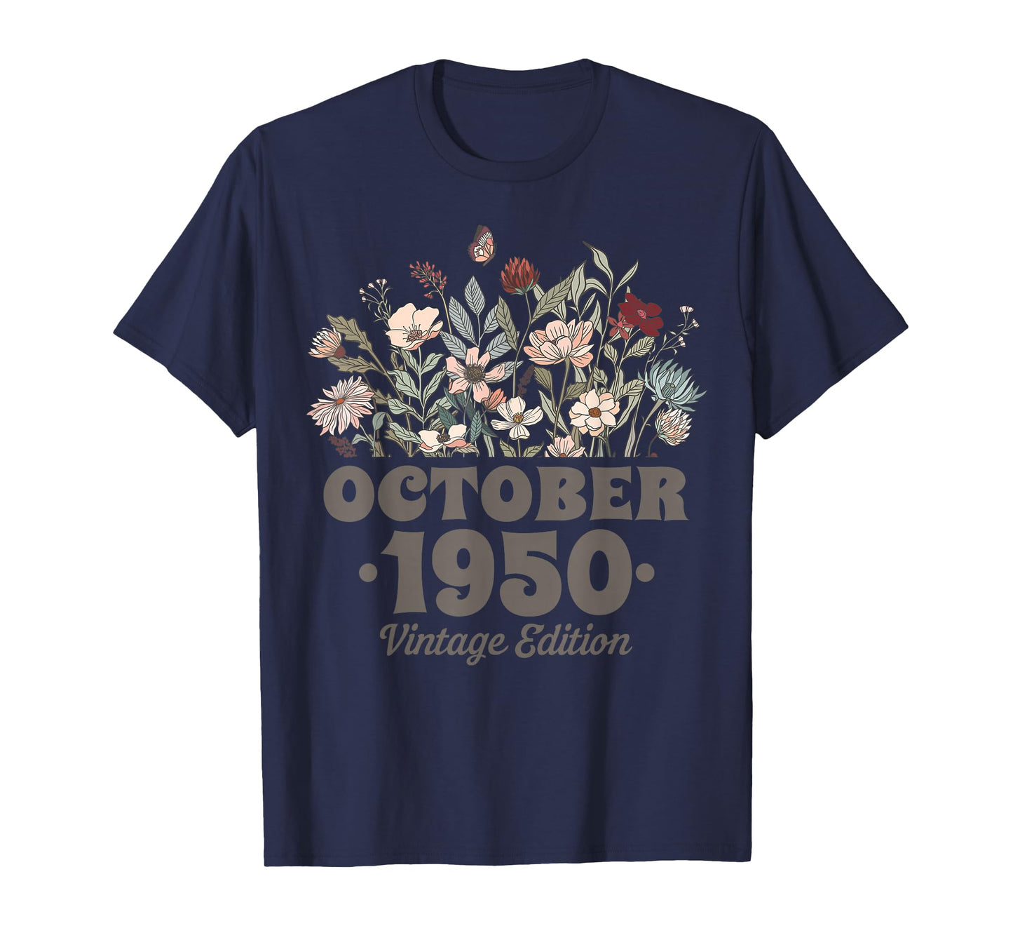 October 1950 Vintage Edition 75 Years Old 75th Birthday T-Shirt