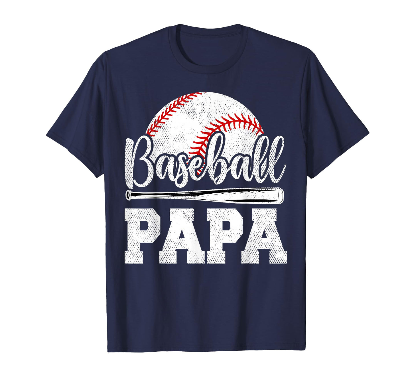 Baseball Papa Baseball Player Game Day Father's Day T-Shirt