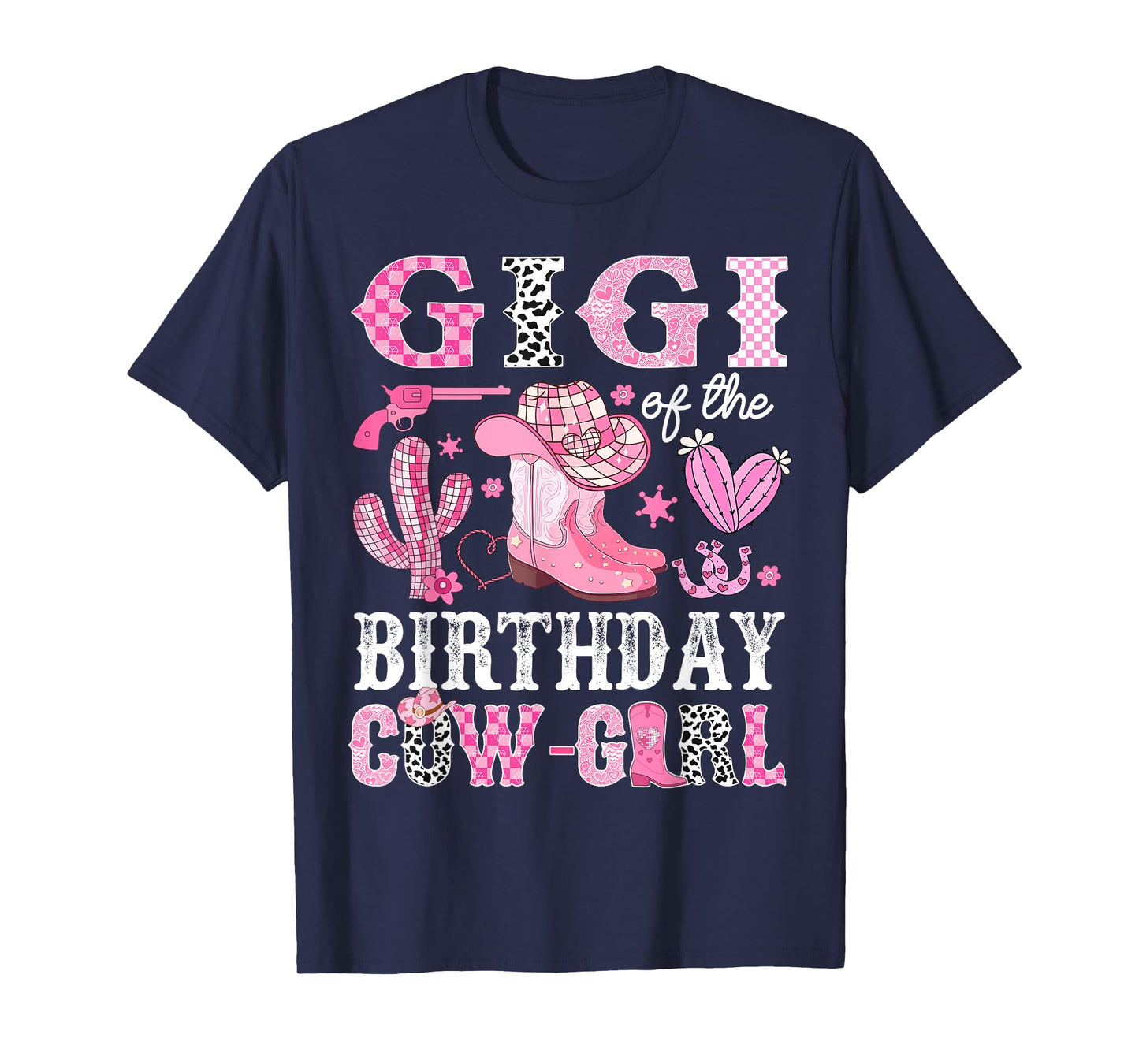 Gigi Of The Birthday Cow-Girl Rodeo Cowgirl Bday T-Shirt