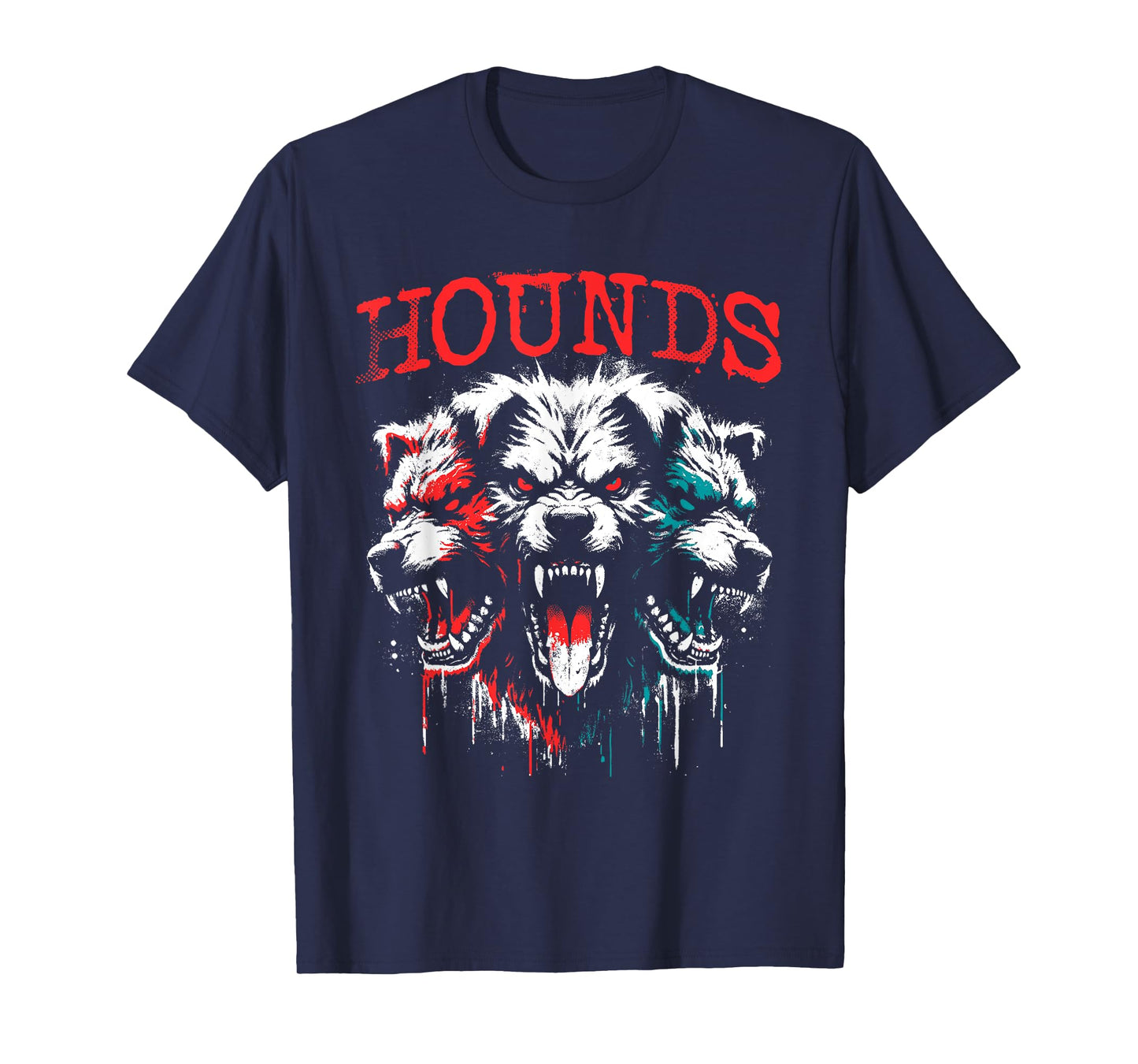 Cerberus - Creepy Three-Headed Hound Of Haides Halloween T-Shirt