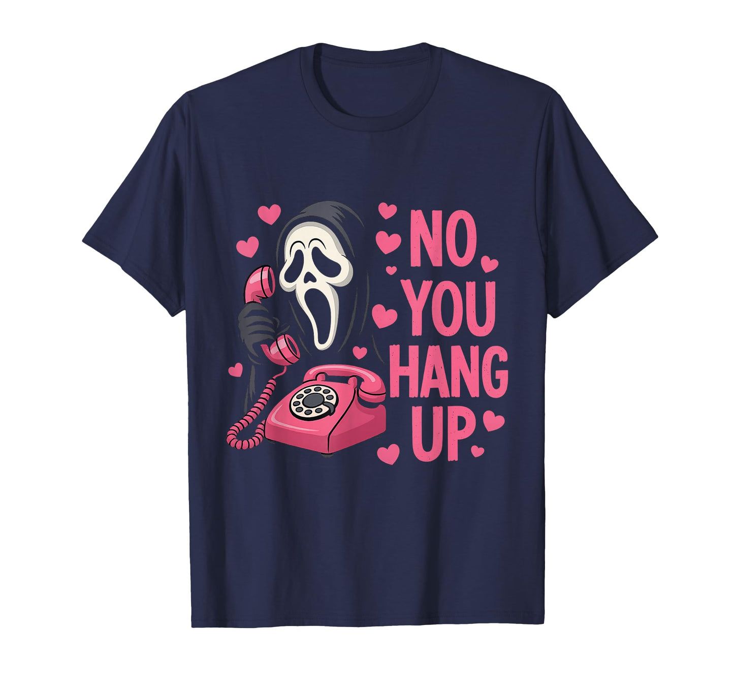 Funny Ghost Calling Halloween Scary Costume You Hang Up T-Shirt