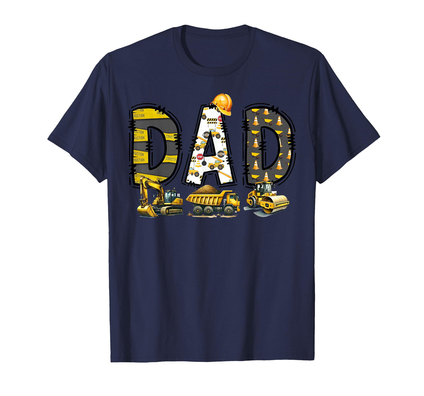 Mom and Dad Construction Birthday Boys Toddler Kids Family T-Shirt