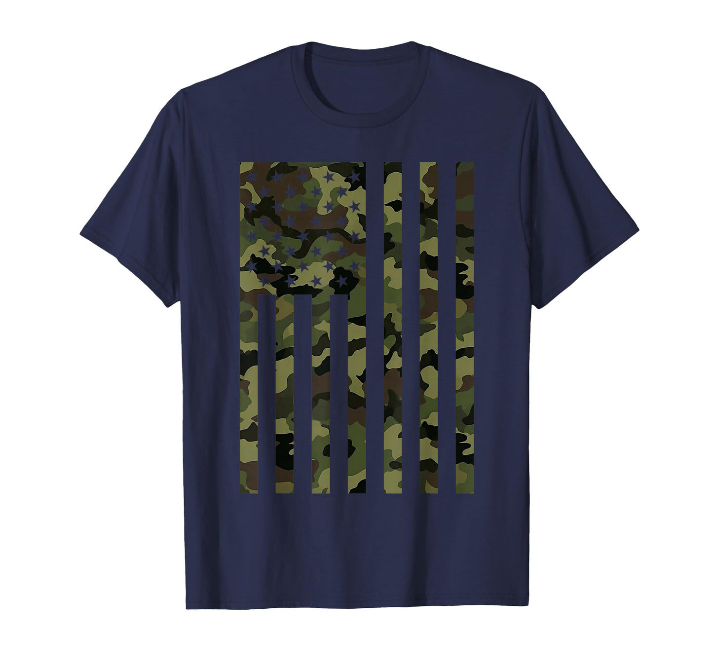 Camo American Flag USA Camouflage Men Boys Women Girls Kids T-Shirt