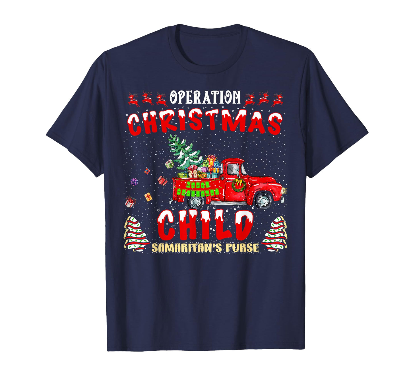 Operation Christmas Child Funny Family Matching Xmas T-Shirt